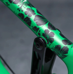 Bike Protection: DYEDBRO - FRAME PROTECTION - HAWAIIAN FLOWERS