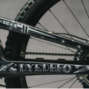 Bike Protection: DYEDBRO MTB FRAME PROTECTION - OLD SCHOOL TATTOO