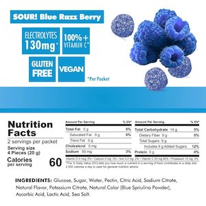 Bonk Breaker Blue Razz Berry Energy Chews