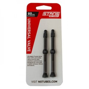 Valves: STAN'S NOTUBES - 80MM ALLOY UNIVERSAL VALVE