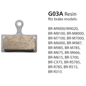 Shimano BR-M9000 Resin Pad & Spring G03A