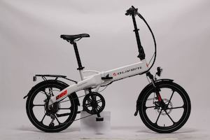 E Bikes: OLIVENZ CLIPPER FOLDING WHITE