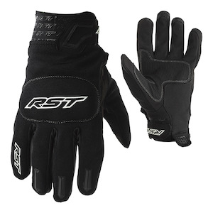 Motorcycle or scooter repairing: RST RIDER GLOVE [BLACK]