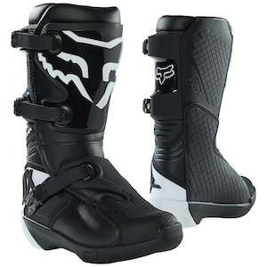 Motorcycle or scooter repairing: FOX YOUTH COMP BOOTS [BLACK]