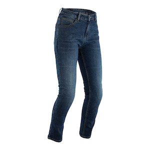 Rst X Kevlar Ladies Tapered Fit Textile Short Leg Jean [blue]