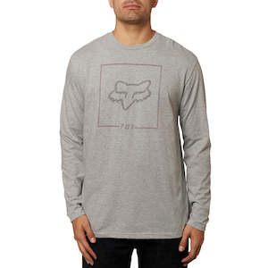 Fox Chapped Ls Tee [light Heather Grey]