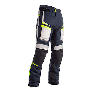 Motorcycle or scooter repairing: RST MAVERICK CE LADIES TEXTILE PANT [BLUE/FLO YELLOW]