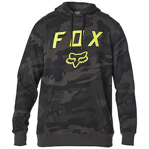 Fox Legacy Moth Camo Pullover Fleece Hoody [black Camo]