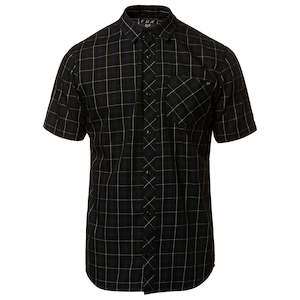 FOX OVERLOAD SS WOVEN SHIRT [BLACK]