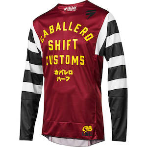 SHIFT 3LACK CABALLERO X LAB JERSEY [DARK RED]