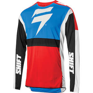 Shift 3lack Label Race Jersey [blue/red]