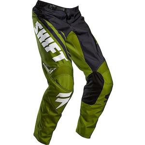 SHIFT ASSAULT RACE PANTS [BLACK/GREEN] 28