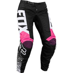 Motorcycle or scooter repairing: FOX 180 WOMENS PANTS [BLACK/PINK]