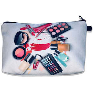 Bags: Paint Box Print Make-Up Bag