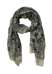 The Vines Scarf - Grey - Daisy Row