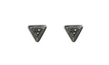 Marcasite Triangle Studs - Daisy Row