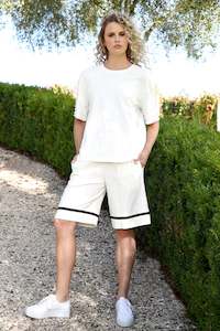 Curate - Short Cut Short - White