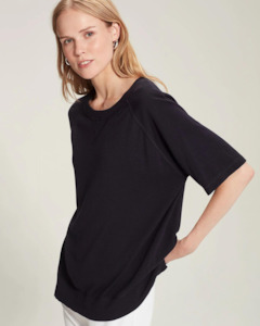 Clothing: Sills Lucia Relaxed Tee - French Navy