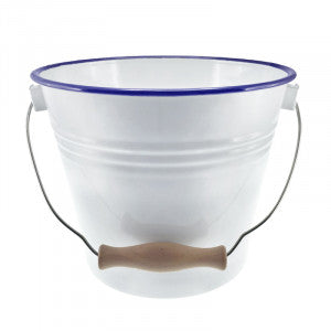 Gardening: Falcon - Enamel 5L Bucket with lid