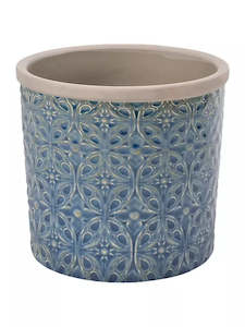 Burgon and Ball - Small Dark Blue Glazed Porto Pot