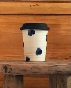 Robert Gordon - Large Keep Cup, Navy Spot