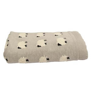 Children Babes: French Country Collection - Counting Sheep Throw