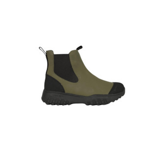 Woden Magda Waterproof Boots Dark Olive