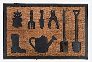 Homewares: Esschert Design Doormat - Garden Tools 40x60cm