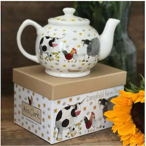 Drinkware: Alex Clark - Teapot - Daisyfield Farm