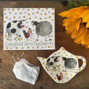 Drinkware: Alex Clark - Teabag Tidy - Daisyfield Farm