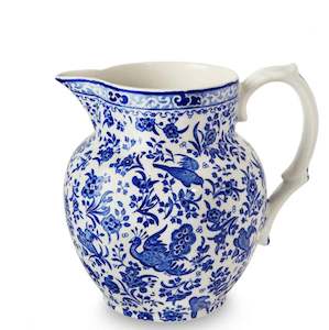 Drinkware: Burleigh Regal Peacock Etruscan Jug 2.2L