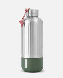 Outdoor Picnic: Black & Blum Stainless Steel Drink Bottle