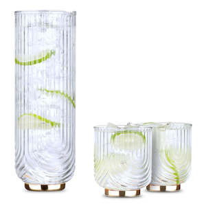 Belmont - Gatsby Glass Tumblers, Pair