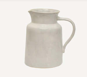 Jugs Jars: French Country Collections Franco Rustic White Large Jug