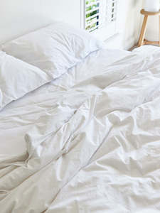 Ella Morgan Wedding Registry: Citta Washed Organic Cotton Duvet Cover