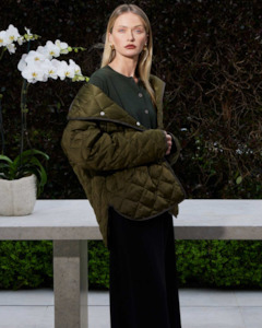 Coats Jackets: Sills Otto Puffer Jacket - Khaki