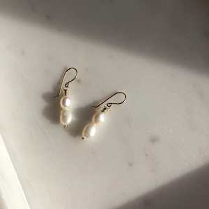 Gifts: within. Marilyn 2 Pearl Drop Earring