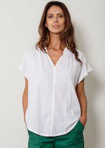 Dalston Esme Top White Self Check