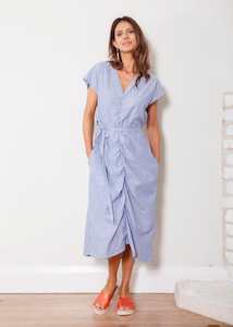 Dalston Nicolette Dress Blue Stripe