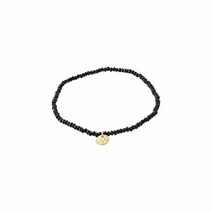 Pilgrim Indie Bracelet Gold Plated Black