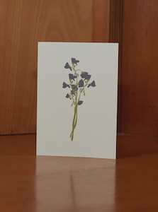 Walker & Bing Beach floral 4 Greeting Card