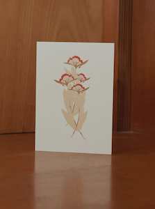 Walker & Bing Beach floral 1 Greeting Card