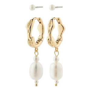 Pilgrim Constance Earrings Gold Plated