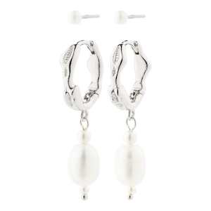 Pilgrim Constance Earrings Silver Plated