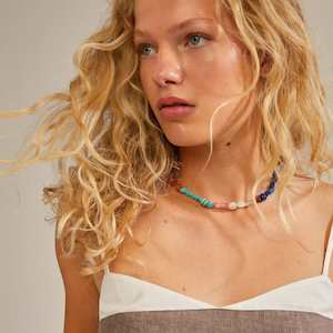 Pilgrim Jewellery: Pilgrim Cloud  Necklace Multi-coloured Silver Plated