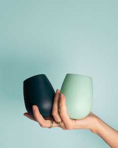 Porter Green | Fegg | Unbreakable Silicone Tumblers | Paisley