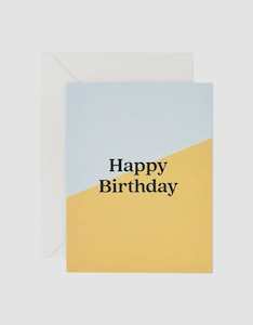 Lettuce | Card | Happy Birthday Yellow Angle