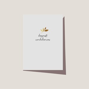 Elm Paper | Card | Deepest Condolences