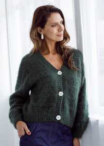 Flock Sunday Cardi Moss Green