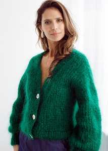 Flock Maya Cardi Verdigris